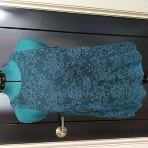 **Rue21** Green Lace Tank Top